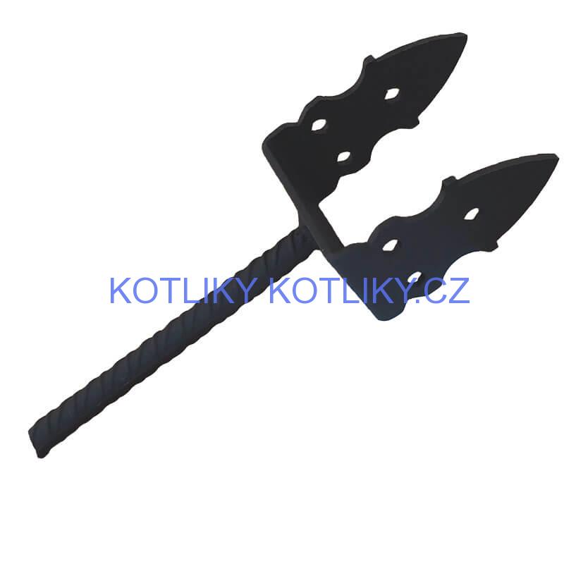 Patka kotevní, zápustná 10 cm