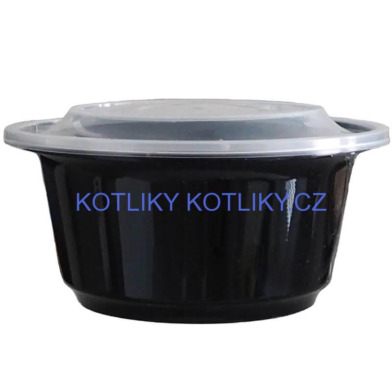 Plastový box (miska) na guláš + víčko 1000 ml