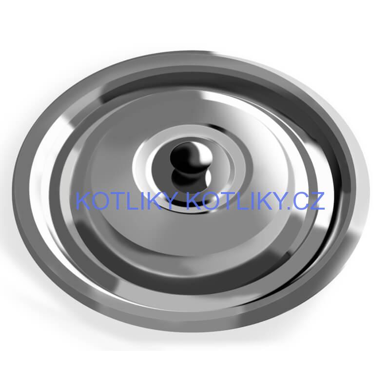 Nerezový kotlík 22 L (0,8 mm) + nerezová kotlina 42 INOX + vařečka + misky 12 ks