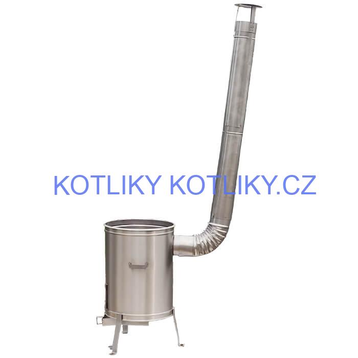Nerezová kotlina 33 cm LUX