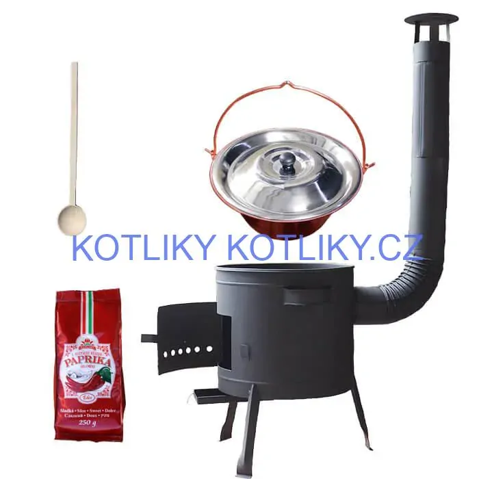 Měděný kotlík 20 L (1,2 mm) + silnostěnná (1,5 mm) žáruvzdorná kotlina BALKY STRONG 42 PLUS 600
