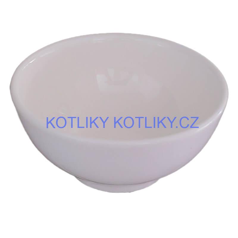 Keramické misky na servírování guláše 15 cm 6 ks bílé