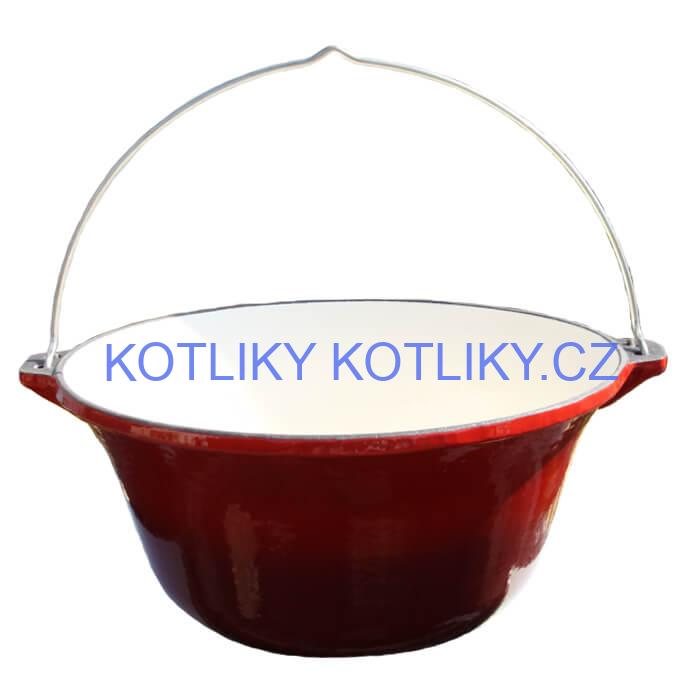 Litinový kotlík 22 L - smaltovaný povrch