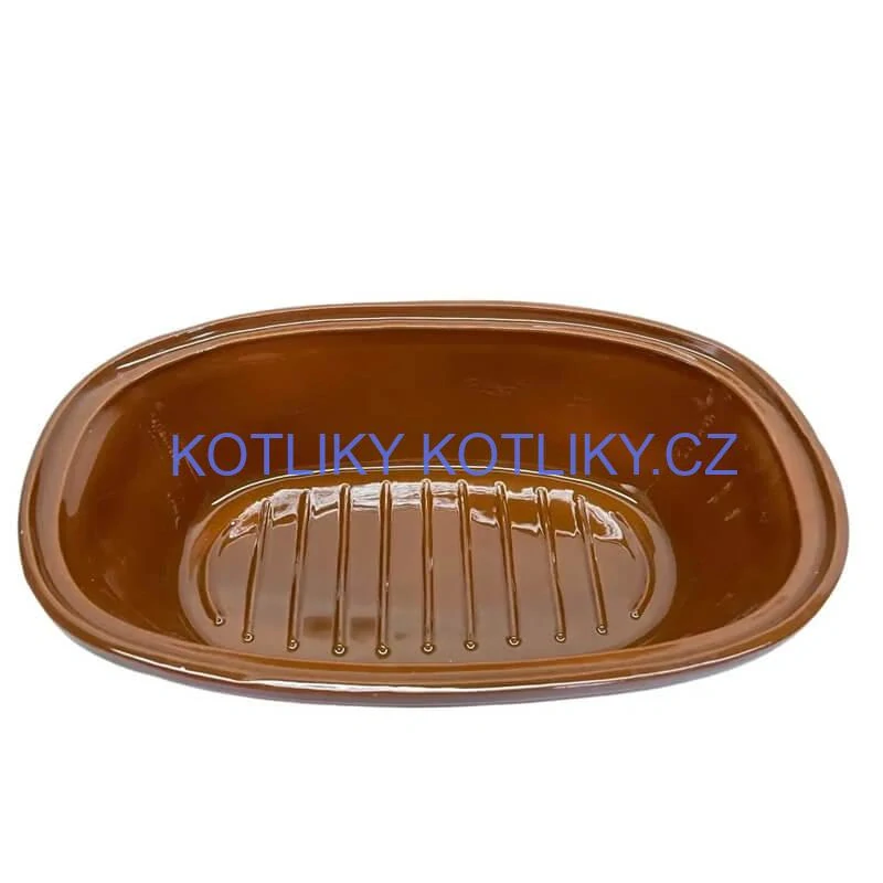 Římská mísa / pekáč z glazované terakotové hlíny 6 l