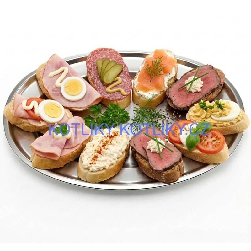 Nerezový oválný podnos (45,5cm) – Odolný servírovací tác na maso i koláče