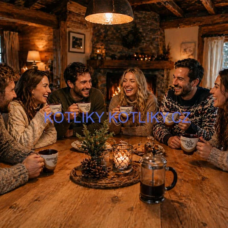 Sada keramických hrnků na kávu 100 ml 6 ks