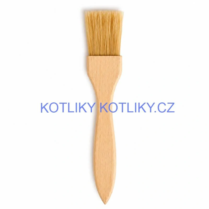 Dřevěný kuchyňský štětec 18 cm
