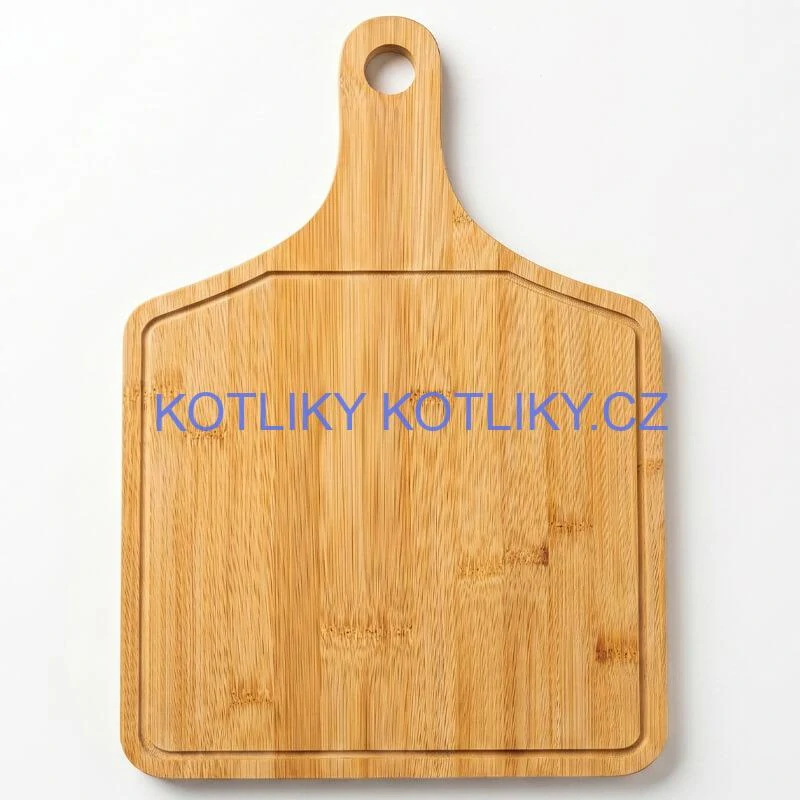 Bambusové prkénko na krájení 41×26,5 cm s rukojetí