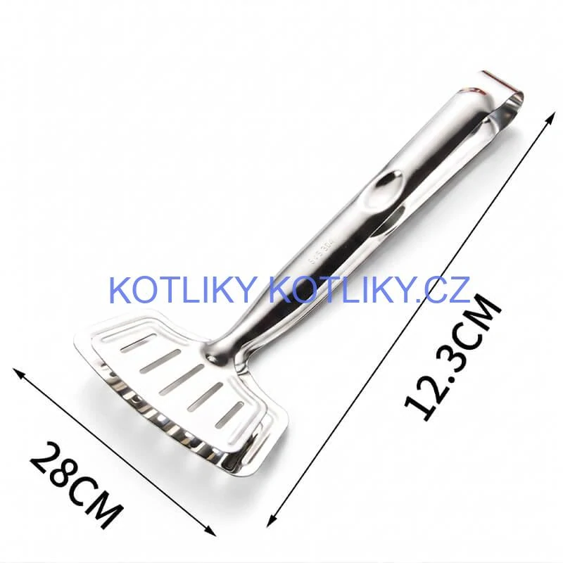 Nerezové kleště na rybu – kuchyňská obracečka 2 v 1, 28 cm
