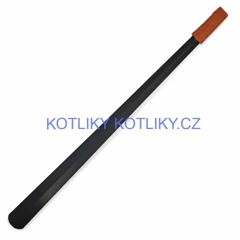 Kovová lžíce na boty 80 cm s rukojetí ze syntetické kůže