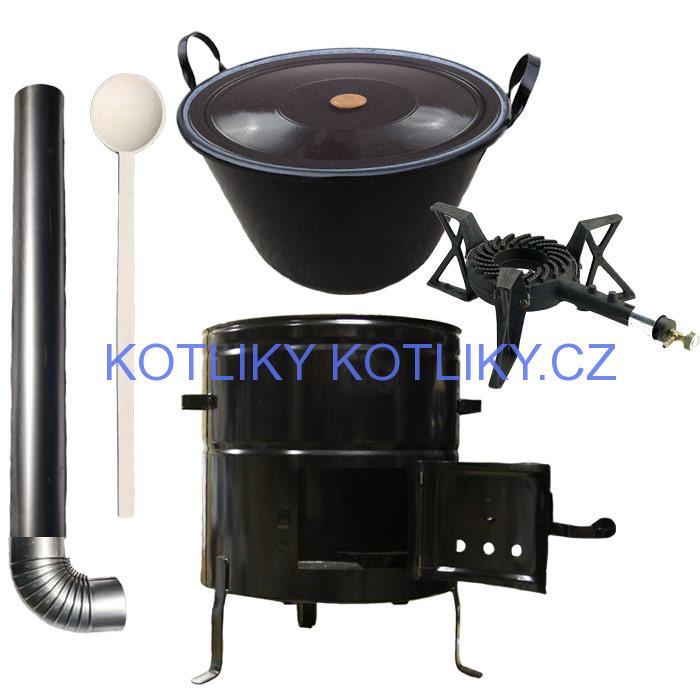 Zabijačkový kotlový set 80 L + hořák + kouřovod zdarma!
