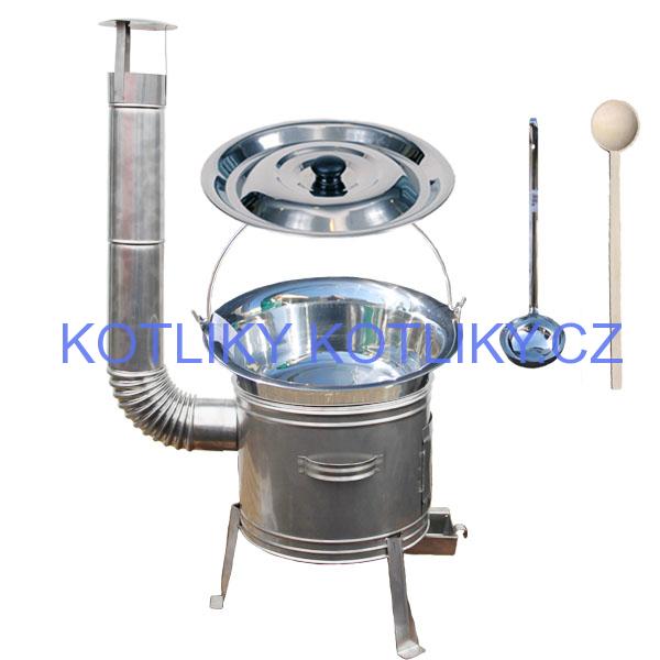 Kotlíkový set 31 cm TOPLUX + antikorový kotlík