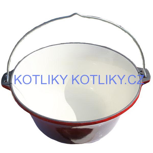 Litinový kotlík 10,8 L - smaltovaný povrch