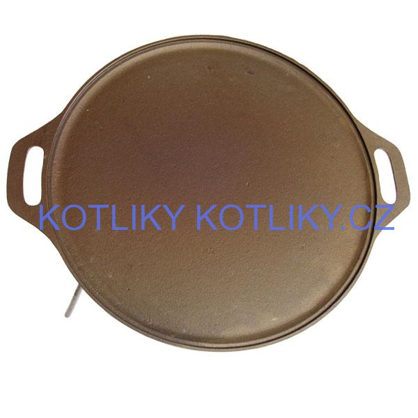Litinová grilovací pánev s nožičkami