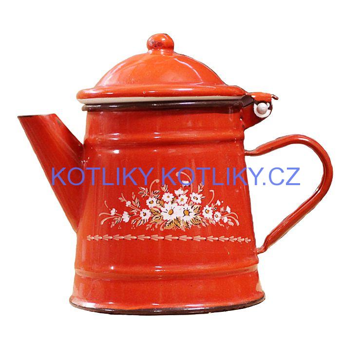 Smaltovaná konvice 0,5 L DEKO