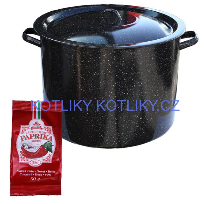 Smaltovaný hrnec 50 L + Paprika 50 g