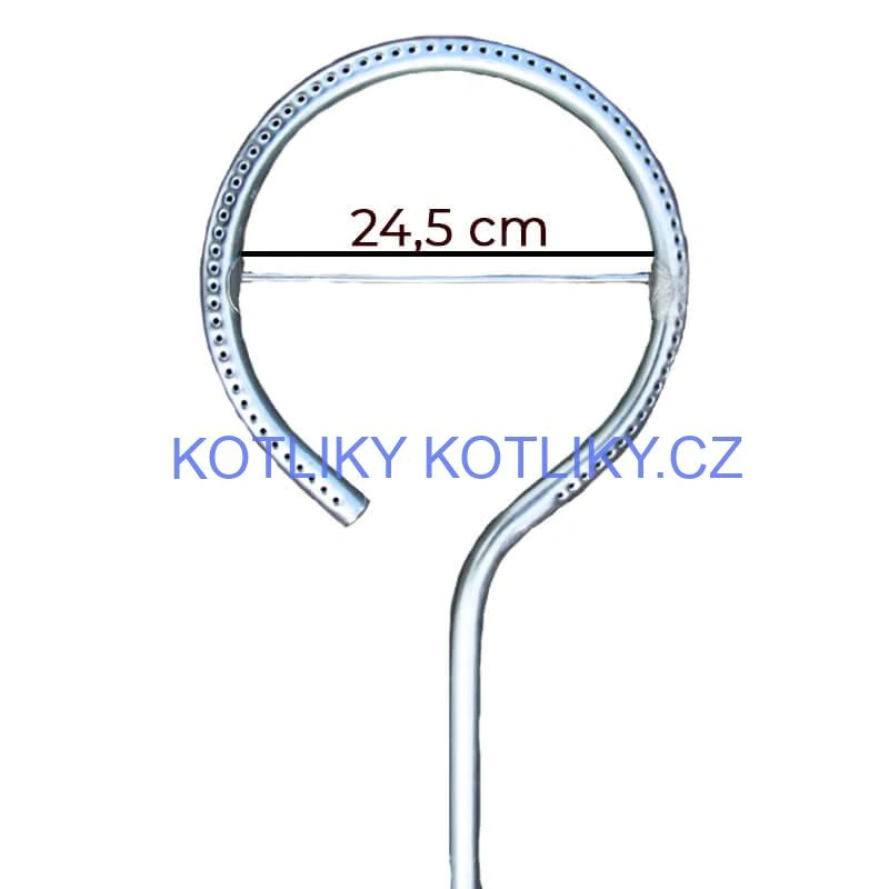 Plynový hořák na bombu 24,5 cm - 3,5 kW, regulace výkonu, s nožičkami