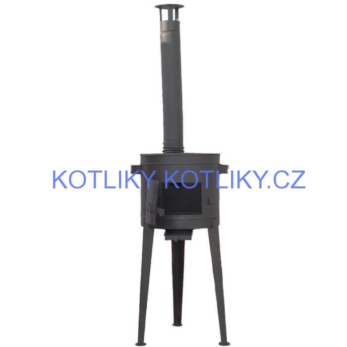 Vysoká kotlina 36 cm + žáruvzdorná barva