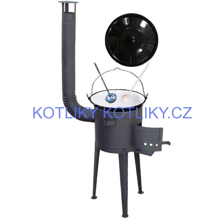 Kotlíkový gulášový set 42 PLUS 600 + smaltovaný kotlík 20 L