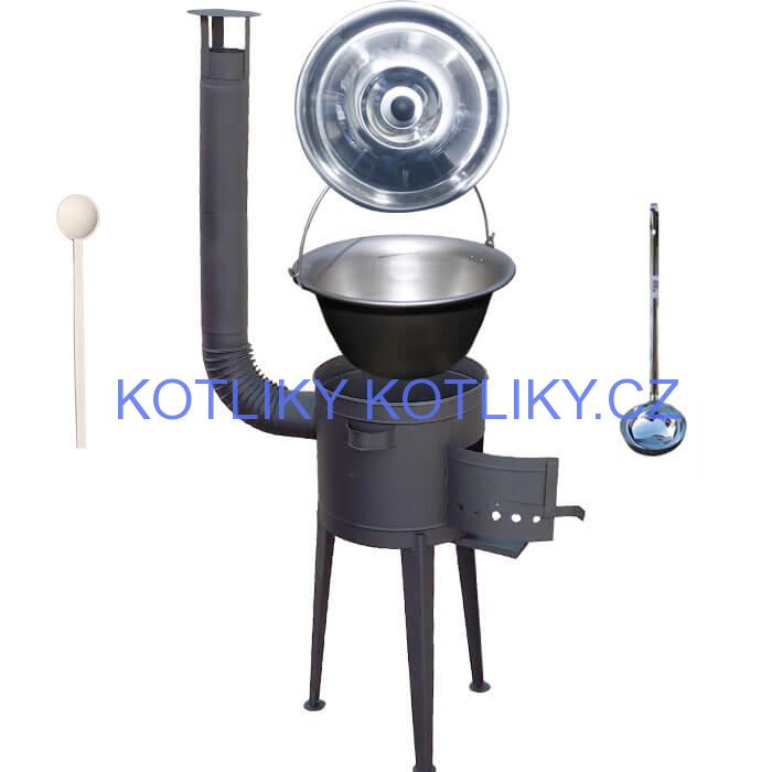 Nerezový kotlík 30 L (1,5 mm) + vysoká kotlina 45 cm PLUS 600
