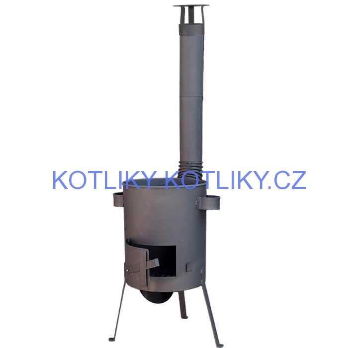 Kotlina 45 cm s žáruvzdornou barvou PLUS 600 4 MM