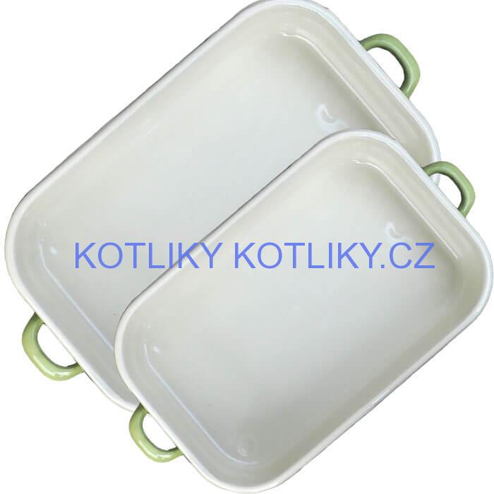 Smaltované pekáče GREEN 2 ks