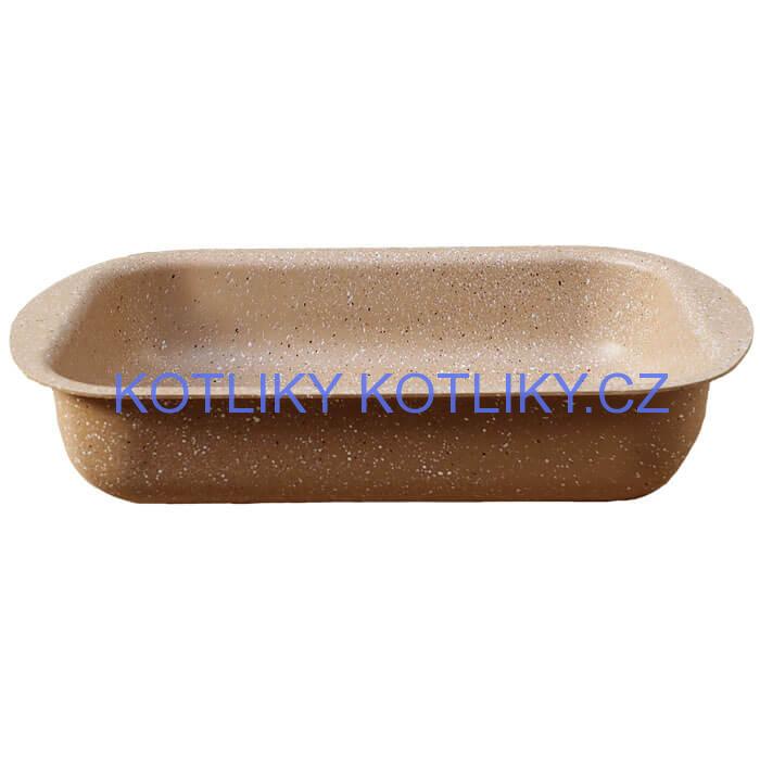Pekáč s granitovým povrchem 29 x 20 cm hnědý Granit Line