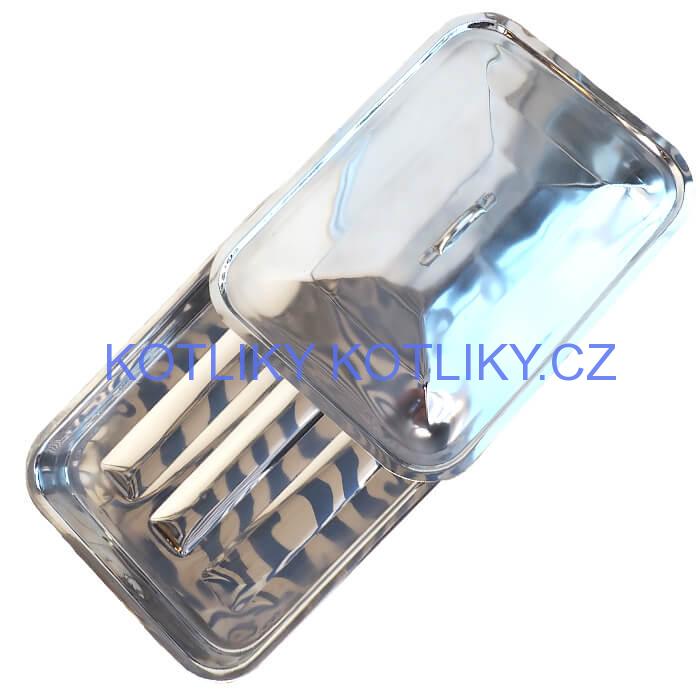 Nerezový pekáč s poklicí 42 x 31 cm INOX