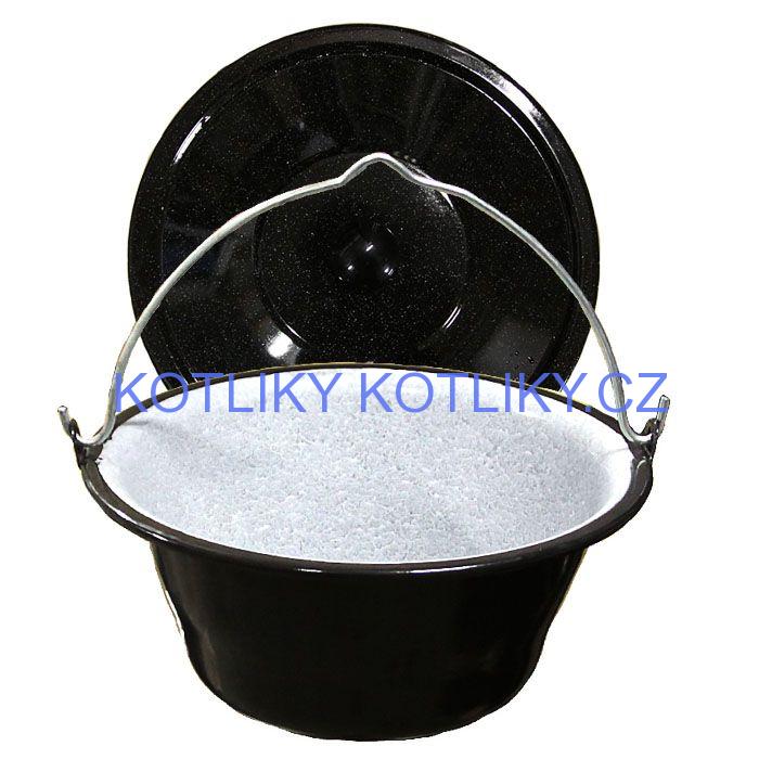 Smaltovaný kotlík 40 L + poklice