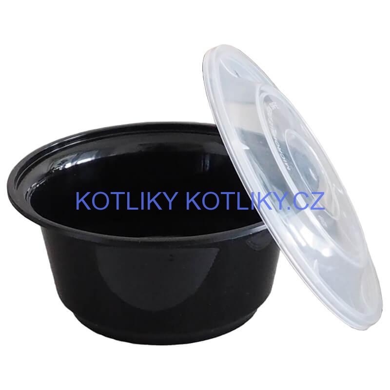 Plastový box (miska) na guláš + víčko 1000 ml