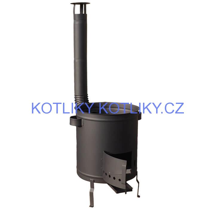 Silnostěnná kotlina 53 cm (1,5 mm) STRONG + žáruvzdorná barva Plus 600