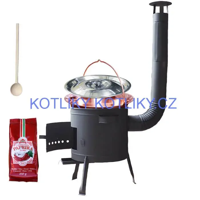 Měděný kotlík 20 L (1,2 mm) + silnostěnná (1,5 mm) žáruvzdorná kotlina BALKY STRONG 42 PLUS 600