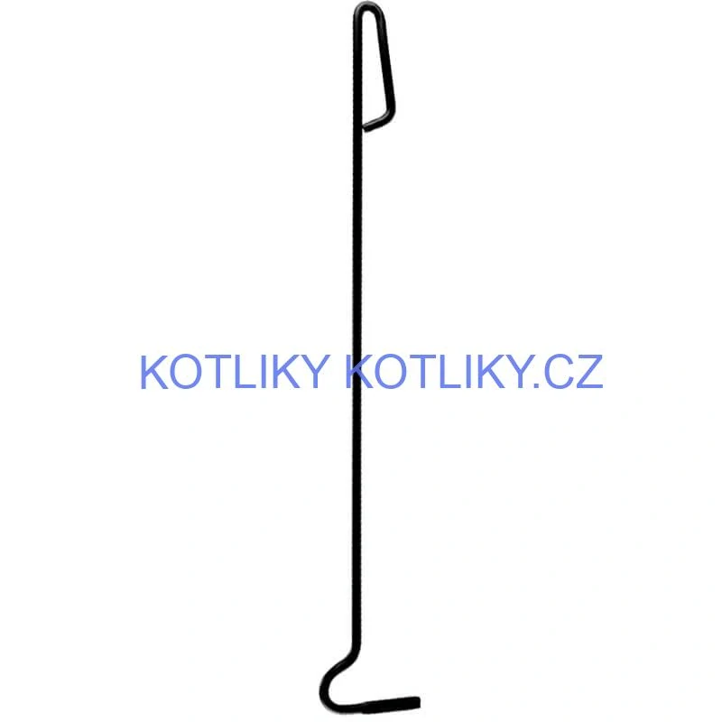 Pohrabáč - háček ocelový 58 cm