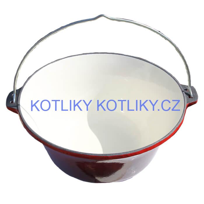 Litinový kotlík 22 L - smaltovaný povrch