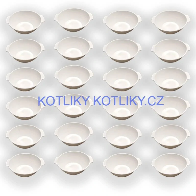 Sada 24 ks: Plastová miska na fajnový kotlíkový guláš a polévky – 750 ml