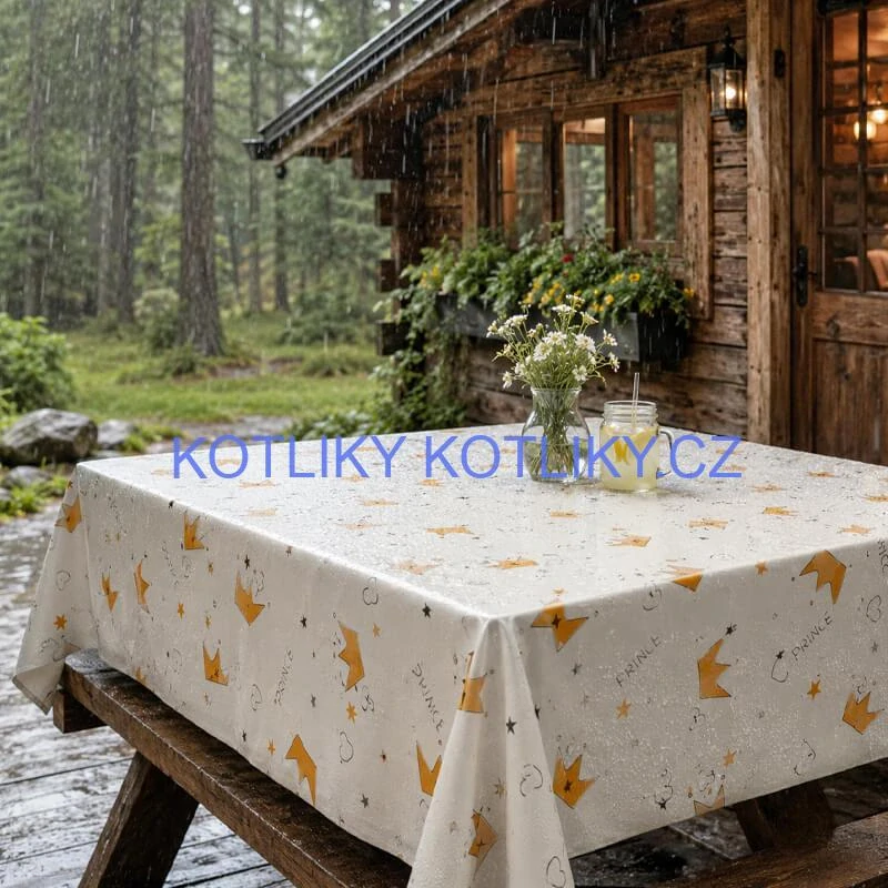 Dětský omyvatelný PEVA ubrus Prince 137 × 183 cm