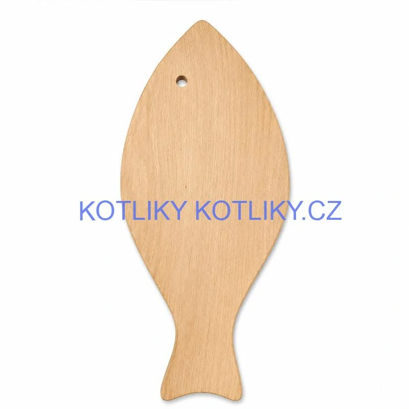 Dřevěné prkénko na krájení a servírování Ryba 36 × 16 × 1,5 cm