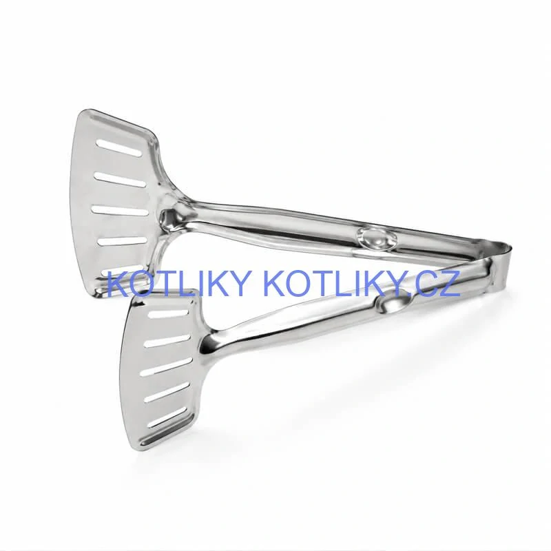 Nerezové kleště na rybu – kuchyňská obracečka 2 v 1, 28 cm