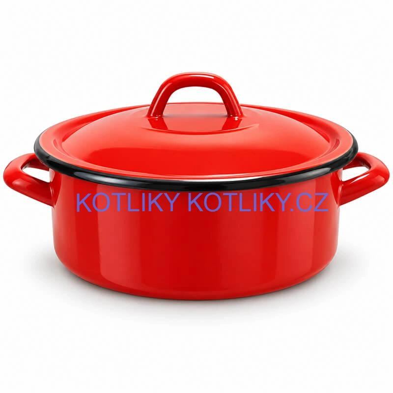 Smaltovaný kastrol FALCO 3,5 l s poklicí
