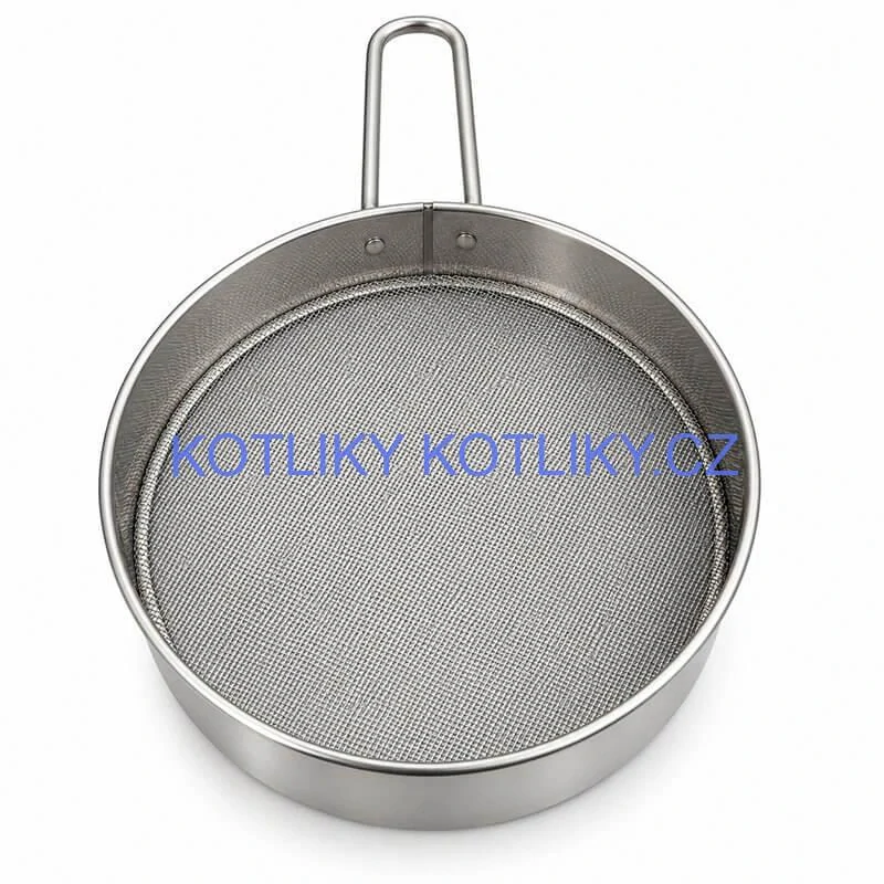 Malé nerezové sítko na cukr