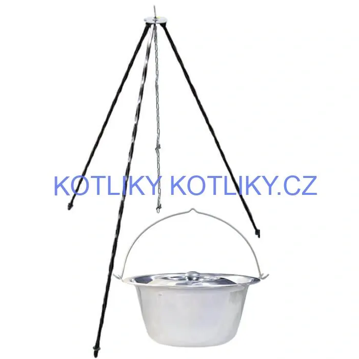 Nerezový kotlík 14 L INOX + poklice + stojan CLASSIC