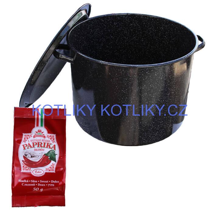 Smaltovaný hrnec 50 L + Paprika 50 g