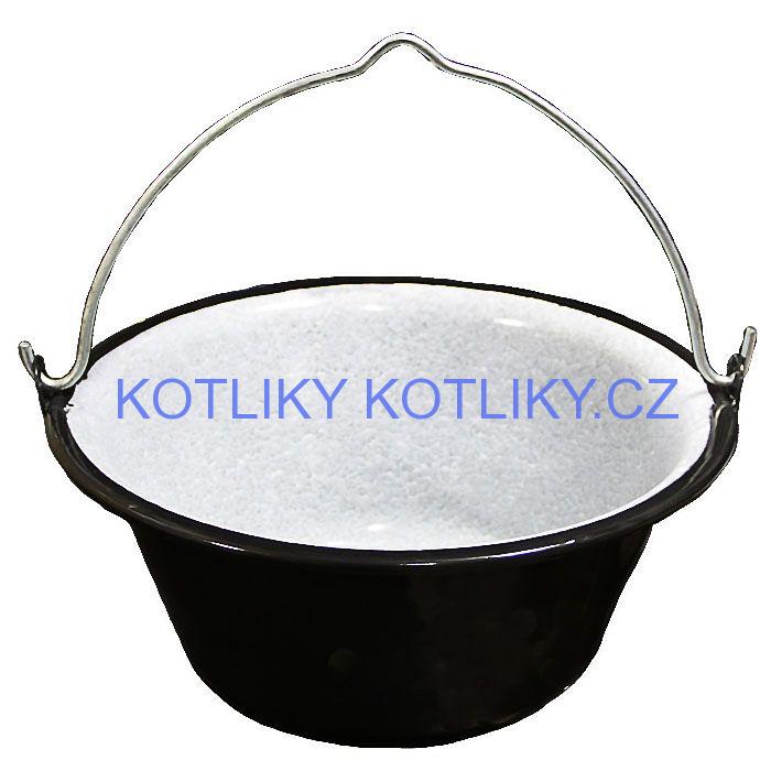 Smaltovaný kotlík 8 L + poklice