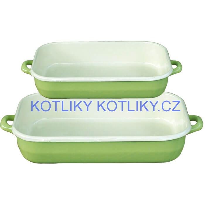 Smaltované pekáče GREEN 2 ks