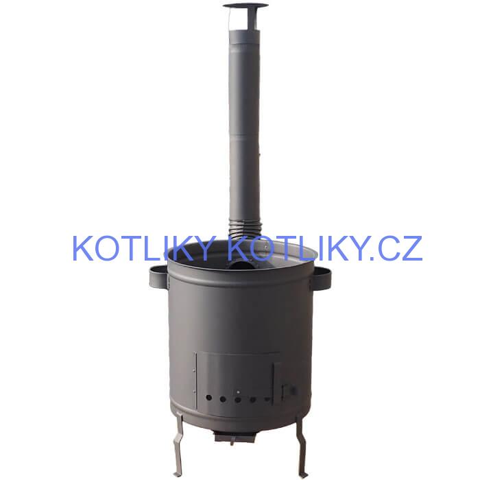 Silnostěnná kotlina 53 cm (1,5 mm) STRONG + žáruvzdorná barva Plus 600