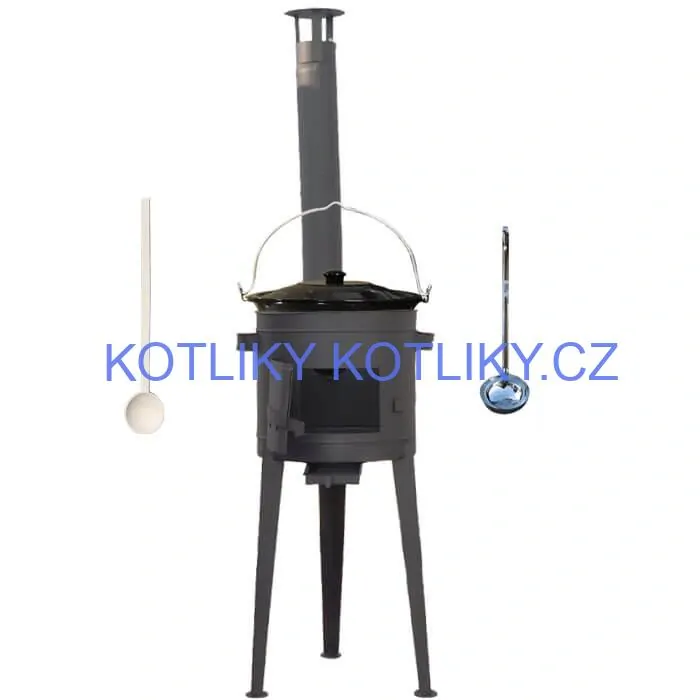 Smaltovaný kotlík 25 L (1,2 mm) + vysoká kotlina (2,0 mm) HODO 42 PLUS 600