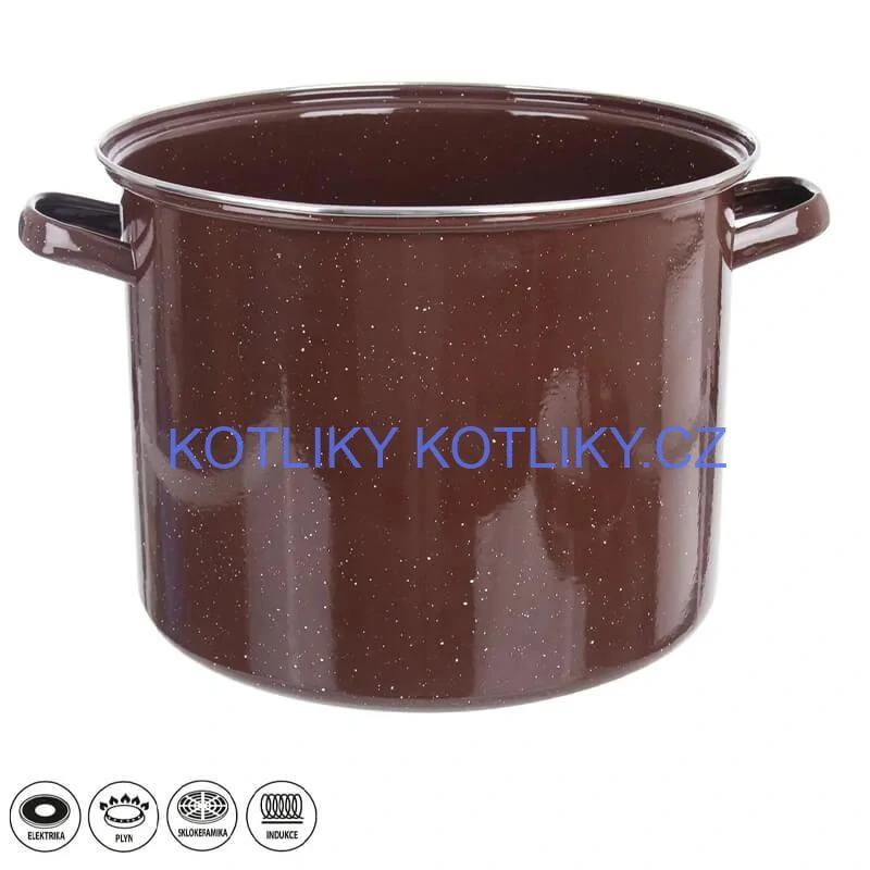 Hrnec hrubostenný smaltovaný bez poklice 20 l FALCO + paprikový pepř na guláš - sladké 100 g