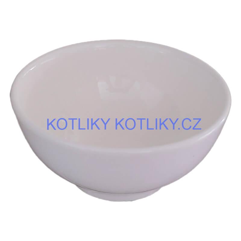 Keramická miska na servírování guláše 15 cm bílá