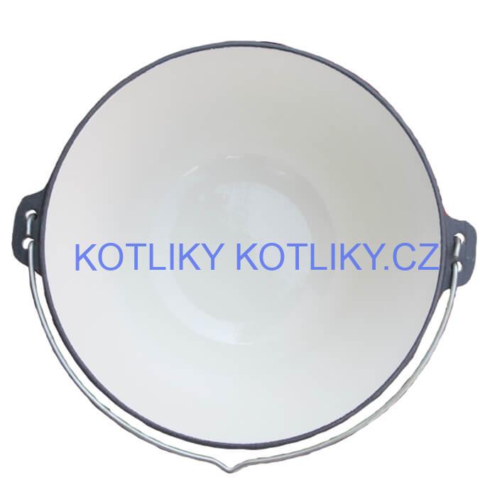 Litinový kotlík 22 L - smaltovaný povrch