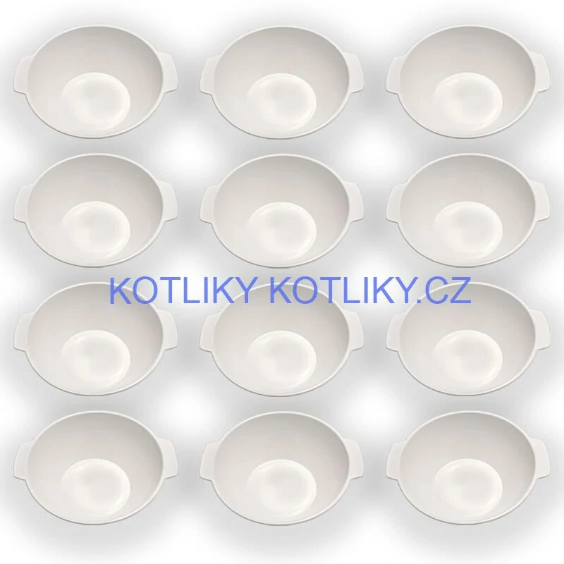 Sada 12 ks: Plastová miska na fajnový kotlíkový guláš a polévky – 500 ml